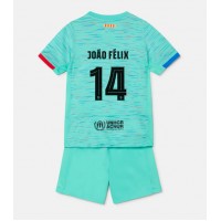 Barcelona Joao Felix #14 3rd trikot Kinder 2023-24 Kurzarm (+ Kurze Hosen)